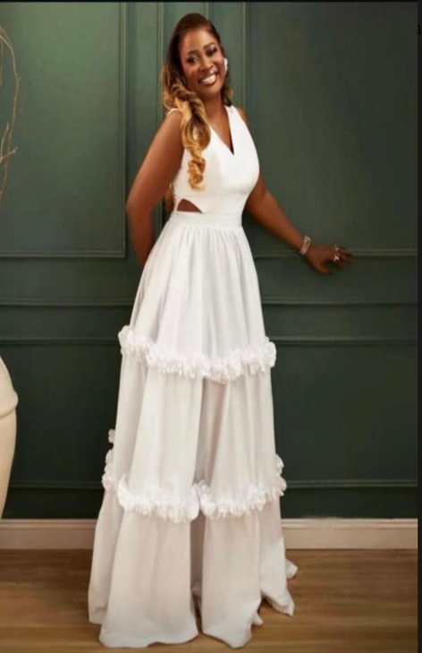 SAYD — Tiered Ruffle Maxi Dress