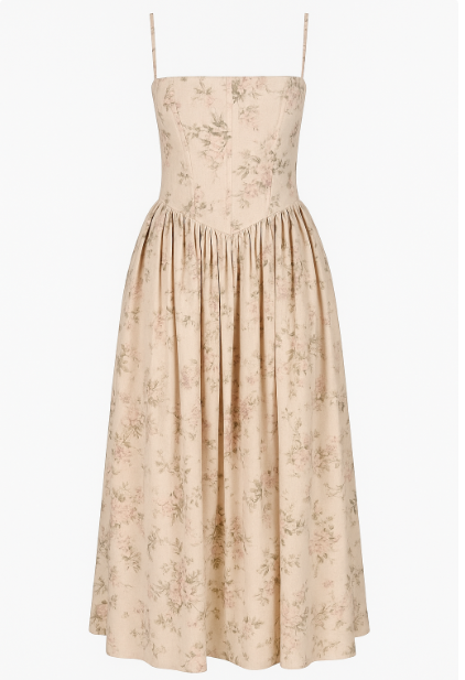 SAYD — Cottagecore Floral Corset Dress